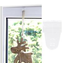 A5YD Transparent Window Hangers Hooks Pack of 10 for Easy and Invisible Home Office Hanging Decoration Solution Organization CN