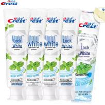 Crest Two-Color Lock White Toothpaste