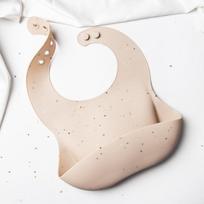 Silicone drool bib daily washable bib for babies and children with pocket and three-dimensional waterproof drool bib baby bib