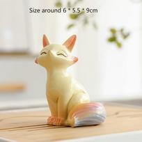 New Little Fox Tea Pet Office Home Tea Table Tea Pet Ornament Creative Personalized Tea Set Accessories Tea Making and Playing No Discoloration
