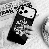 Barber Stripes Scissors Phone Case For IPhone 17 16e 15 14 13 12 11 Pro Max Air Mini Soft Protective Cover iPhone 15 Plus