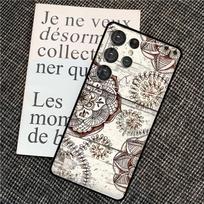 Mandala Wood Floral Case For Samsung Galaxy S25 S26 Ultra S21 S22 S23 S24 Ultra S10 S20 Plus S25 FE Back Cover Galaxy S25