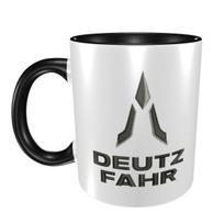 Deutz Fahr Logo Merchandise Mug Funny Ceramic Coffee Cups Tea Mugs Milk Cup Drinkware Gift for Friends One Size