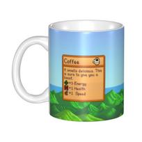 Stardew Valley Triple Shot Espresso Coffee Mugs DIY Custom Ceramic Mug Cup Creative Gift 301-400ml