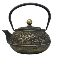 Japanese Black Cast Iron Tea Teapot Kettle Trivet Strainer Gift 9 Patterns