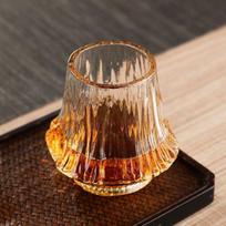 Fuji Mountain Glass Cup Creative Ins Style Volcano Coffee Mug Durable Drinking Glass for Home Office Bar Party Unique Gift 220ml