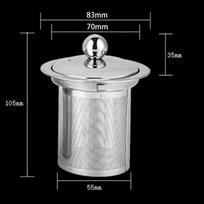 Tea Strainer Reusable Stainless S/M/L Steel Silver Heat Resistant Glass Cup Pot Spice Infuser Filter Diffuser Leaf S 62 5mm