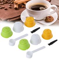 6pcs Food Grade Material Refillable Coffee Capsule Coffee Capsule Kit  Coffee Making