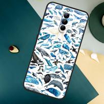 Cute Blue Killer Whale For ZTE Nubia Red Magic 10S 10 Air 8 9 8S 9S Pro Plus 6S 7S 7 Pro Red Magic 11 Pro Plus Case Red Magic 7S Pro
