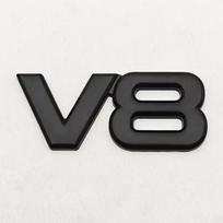 V6 V8 Emblem Metal Sticker Badge Fender For V6 V8 Racing Emblem Auto For Car Motorcycle Truck SUV Accessories