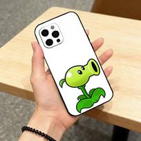 P-Plants vs. Zombies Phone Case For iPhone 17,16,15,14,13,12,11 Plus,Pro Max,XS,Soft Silicone Black Cover iPhone12PRO