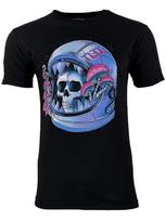 TLFI Unisex T-Shirt Skull Helmet Regular Fit Crew neck S-4XL S