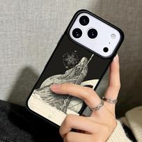 Capa Case for iPhone 17 Air 16 Pro Max 15 Plus 11 13 Mini 14 12 Back Phone Cover Tarot Card The Hermit iPhone 14 Pro