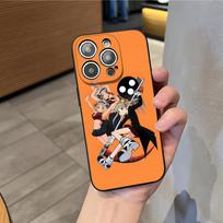 Anime S-Soul Eater Phone Case For IPhone 17 Ari 16 E Pro Max 15 14 13 Mini 12 Pro 11 XS Max 7 8 Plus Black Soft Shell iPhone17 Pro