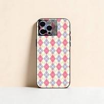 plaid background Phone Case For iPhone 17, 16,15,14,13,12,11 Plus,Pro Max, Others Soft Black Cover iPhone16plus