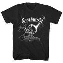 SUPERCHARGED Juodi marškinėliai The Offspring Rokgrupės marškinėliai Vasariniai Grunge Hip Hop Gatvės drabužiai Unisex Vasariniai Medvilniniai Vyriški Marškinėliai Mada S įvairiaspalvis