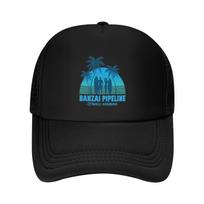 Banzai Pipeline Oahu Hawaii Summer Surfing Design Baseball Cap Golf Cap Fashion Beach Kids Hat Horse Hat Baseball Unisex Womens