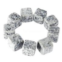 9 Pcs Wine Whisky Ice Stones Drinks Chilling Cooler Cubes Summer Beer Rocks šviesiai pilka spalva