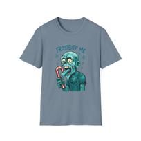 Unisex Softstyle T-Shirt Mens Womens Tees Top Frozen Zombie Candy Cane Tongue Funny Christmas Holiday 2XL