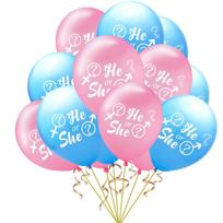 New He Or She Latex Balloon Set For Boys And Girls Gender Reveal Party Decoration 2