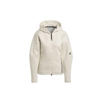 Adidas W Z.N.E Fz Logo Zip-Up Hoodie Women Jackets Yellow White H40976 S