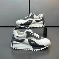 FashionFashion Leather Canvas Man Male Men Casual Shoes Luxury Mens Sneakers Height Increased Platform Board Shoes for Men 38