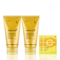 Medicube Kojic Acid Turmeric Vita Toning Wrapping Mask 75ml × 2 Radiance & Tone-Care Gel Mask