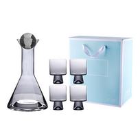 Glass Set Retro Thick Glass Water Pitcher Large Capacit Bedside Water with Water Cup Type 2