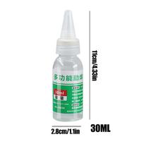 Liquid Soldering Flux 30ml Rosin Core Flux High-Frequency Use For Electronics Repair Battery Electrode, Stainless Steel & Nickel