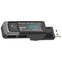 Kashimura Slim Multifunctional Bluetooth FM Transmitter with 2 USB Slim Design Design! Ports, 4.8A, (NKD-264) juoda