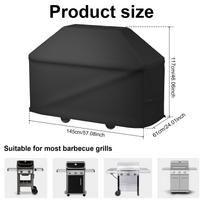 BBQ Grill Barbeque Cover Anti-Dust Waterproof Weber Heavy Duty Charbroil BBQ Cover Outdoor Rain Protective Barbecue Cover juoda