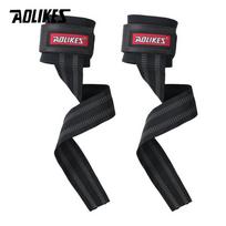 AOLIKES 2PCS/Lot Gym Sport Wristband Fitness Dumbbells Training Wrist Support Straps Wraps With Hand Power Bands Horizontal Bar juoda