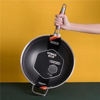 Kangbach 30cm Hansa Honeycomb 304 Stainless Steel Stir-fry Pan