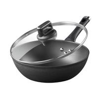 COOKER KING 32cm Cast Iron Wok