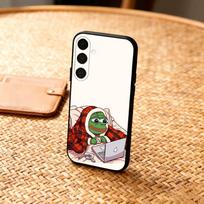 Sad Frog Pepe Funny Cute Phone Case For Samsung  A73,72,71,A52,51,40,41,A22,A32,31,A13, Soft Black Shell Samsung a41
