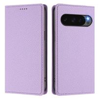 WEFOR for Google Pixel 10A/9/8/7/6 Pro/5A/4A 5G Wallet Case, Flip Folio Case with Magnetic Card Holder Kickstand Shockproof Case For Pixel 5A violetinė