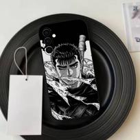 Berserk Guts Hot Anime   Phone Case Black Silicone Soft For Samsung Galaxy A73,A72,A71,A70,A53,A52,A51 Samsung a52