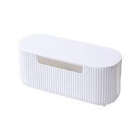 Dustproof Cable Storage Box Multi-Functional Wire Management Case Socket Storage Box  Household White PP Lid