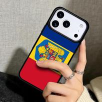 Capa Case for iPhone 17 Air 16 Pro Max 15 Plus 11 13 Mini 14 12 Back Phone Cover Romania Flag iPhone 16e