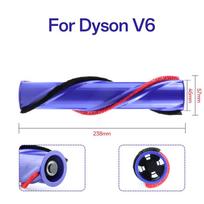 Roller Brush For Dyson V6 V8 V10 V11 Cordless Vacuum Cleaner Replacement Soft Roller Brush Carpet Brushroll Bar Spare Part V6 1PCS