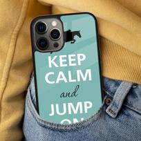 Keep Calm and Ride On Love Pony Horses Soft Phone Case for iPhone 17 Air 16e Pro max 15 Pro 13 14 Plus 11 12 MagSafe Magnetic iPhone 15