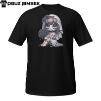 Sad Zombie Bride T-Shirt Mens Womens Tees Top – Creepy Cute Halloween Wedding Dead Girl Tee 3XL