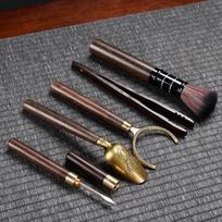 Chinese Tea Ceremony Set Kung Fu Tea Set Including Tea Brush Spoon and Needle Suitable for Tea Lovers juodmedis