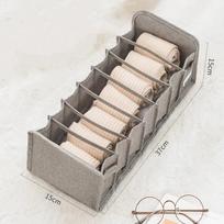 New Foldable Design Underwear Storage Box Washable Multi-Layer Bra Storage Box Space Saving Socks Storage Box Household Use