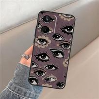 Scary Face Eyes Case For Realme 15 14 13 12 11 Pro Plus C63 C61 C55 C51 C53 C25 C65 C67 C71 C75 GT6 GT7 Pro Realme C61
