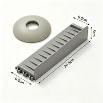 Suction Cup Base Silicone Drain Mat Connectable Sink Splash Guards Water Blocking Board  Sink Area Style 3