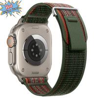 Trail Loop Strap For Apple Watch Ultra 3/2 49mm Series 11 10 9 8 7 46mm 45mm 41mm 42mm Sports Nylon Wristband iWatch 6 5 SE 44mm For 38mm 40mm 41mm