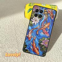 Koi Carp Fish Painting Case For Samsung Galaxy M31 M56 M13 M33 M53 M15 M35 M55 M06 M16 M36 M12 M32 M52 M14 M34 M54 Samsung M56