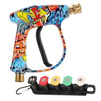 ABBY-Pressure Washer Water Gun For Car Cleaning Hose Connector For Karcher Nilfisk Parkside Quick Connector Nozzles įvairiaspalvis
