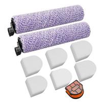 ABBY-Replacement Brush And Filter Kit For Shark WD101 Hydrovac XL 3-In-1 Vacuum Cleaner- Fits Models WD100 WD200 AW201 WD201